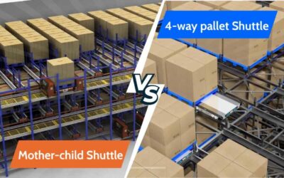 Mother-child Shuttle VS Four-way Pallet Shuttle